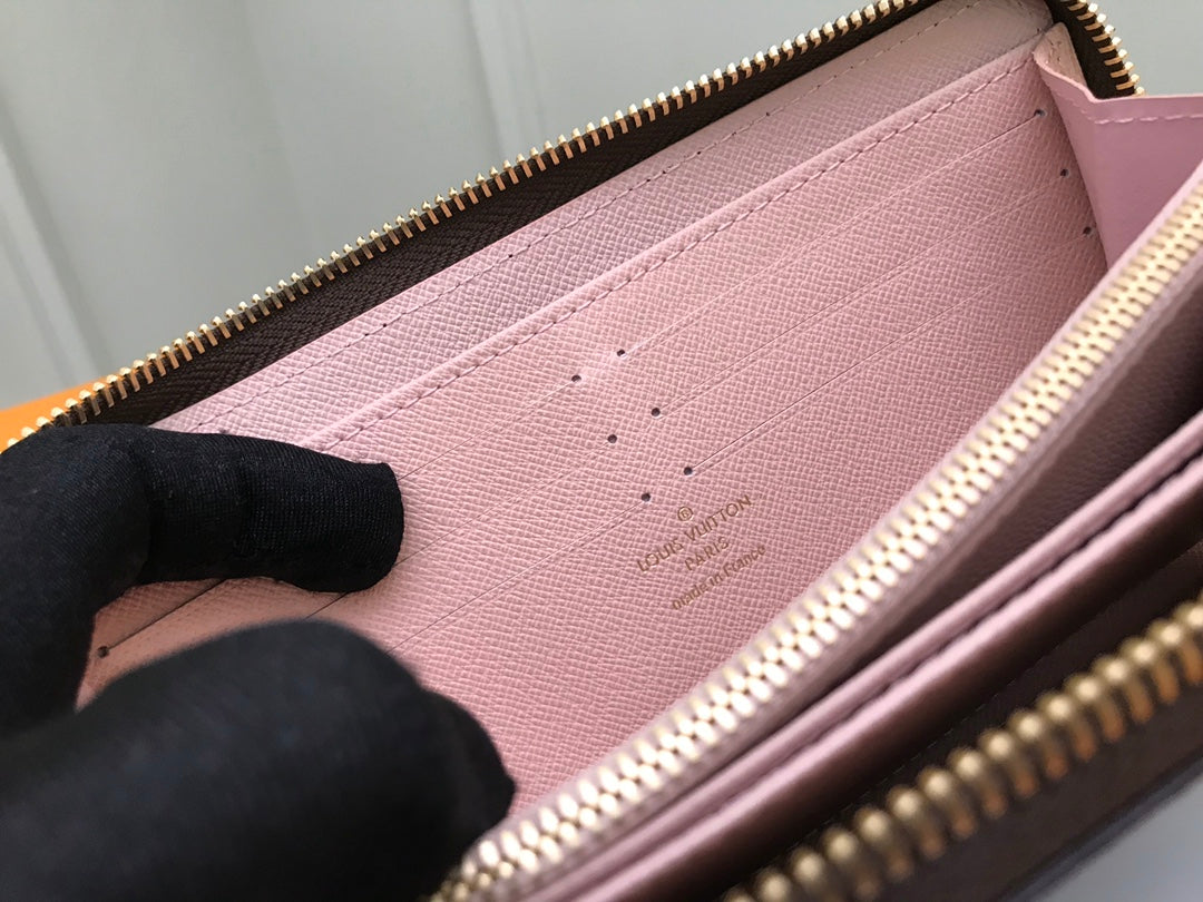 Louis Vuitton Zippy Wallet Monogram Canvas Brown