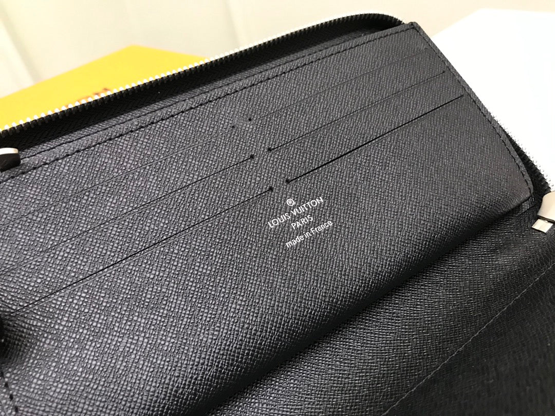 Louis Vuitton Damier Graphite Canvas Zippy XL Wallet - Black/Grey