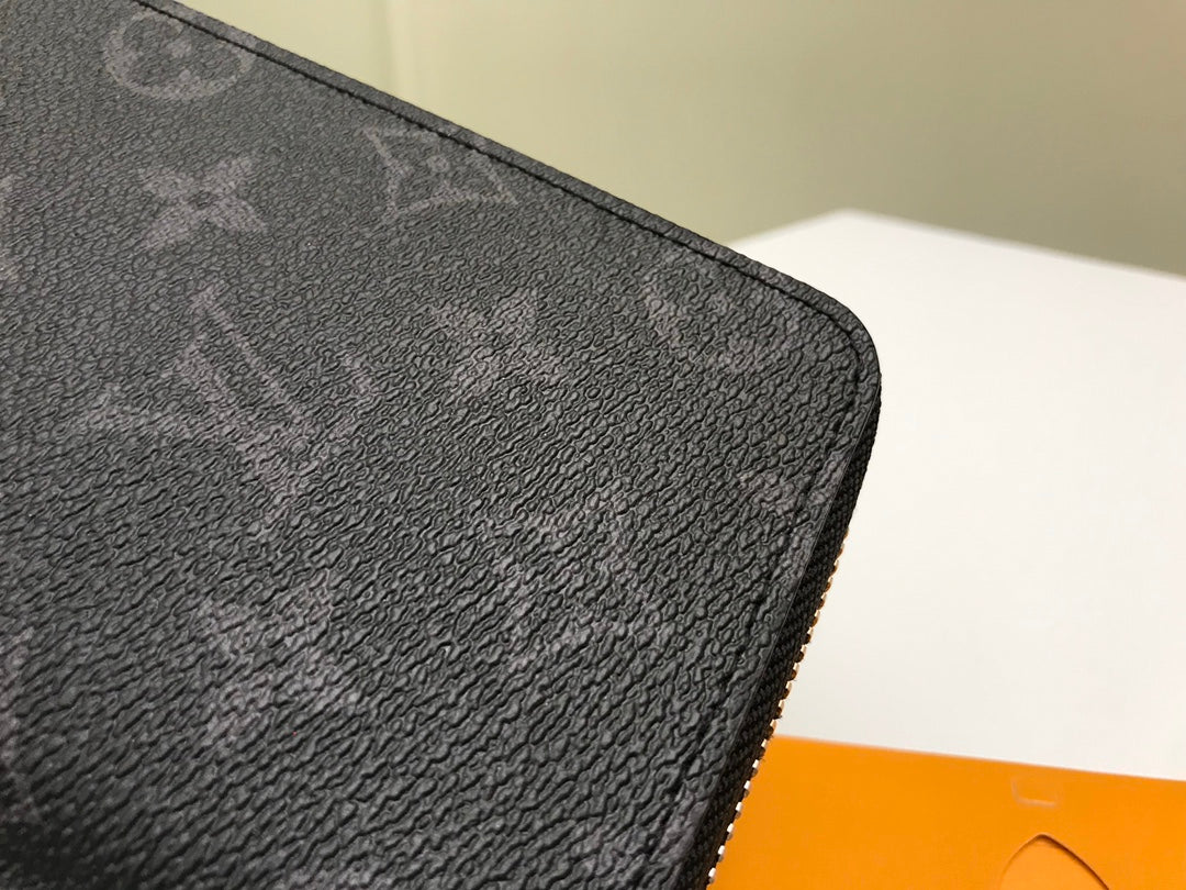 Louis Vuitton Zippy Wallet Vertical - Monogram Eclipse Canvas