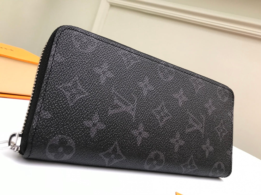 Louis Vuitton Zippy Wallet Vertical - Monogram Eclipse Canvas