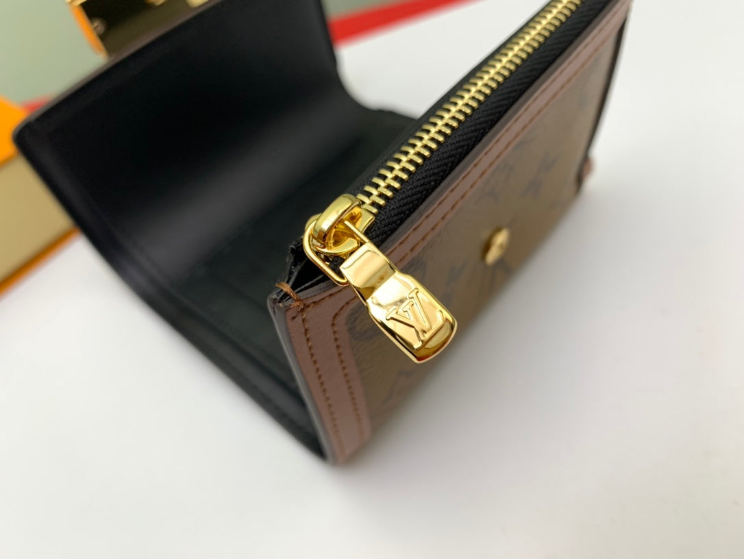 Louis Vuitton Dauphine Compact Wallet - Monogram & Monogram Reverse Canvas