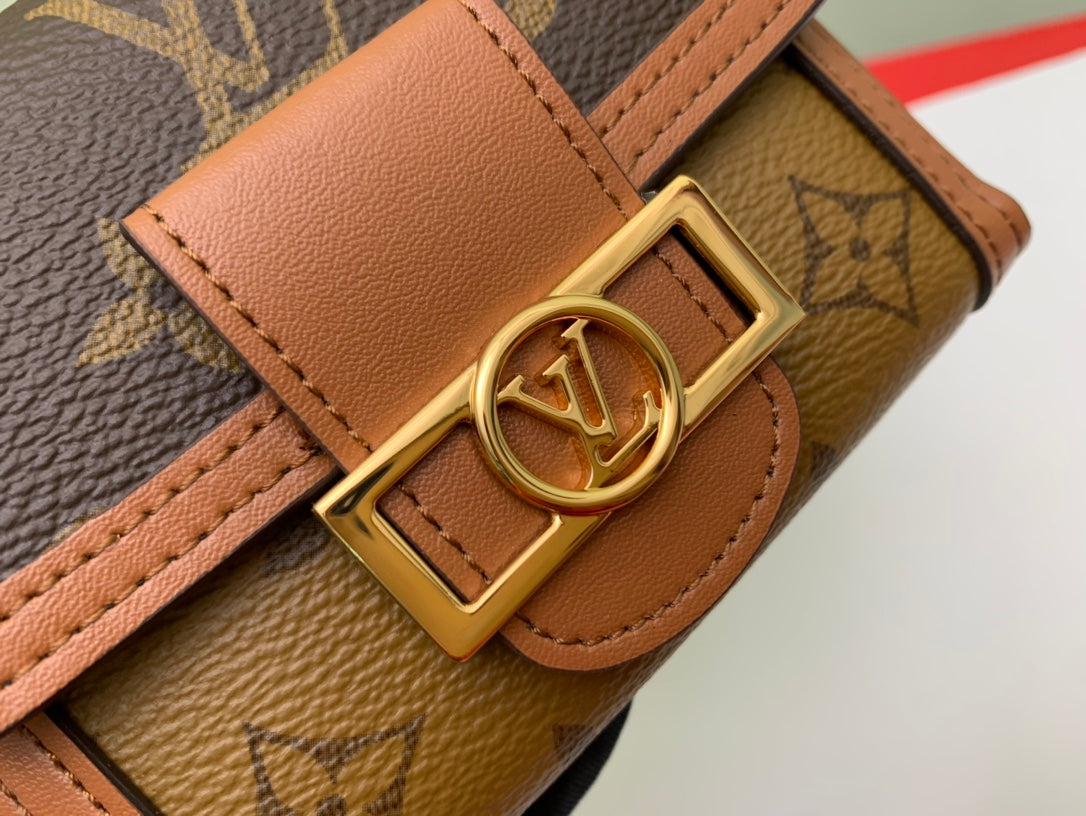 Louis Vuitton Dauphine Compact Wallet - Monogram & Monogram Reverse Canvas