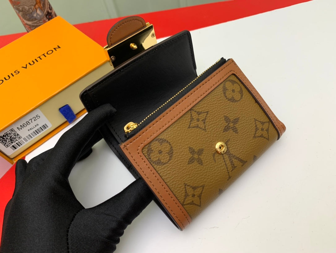 Louis Vuitton Dauphine Compact Wallet - Monogram & Monogram Reverse Canvas