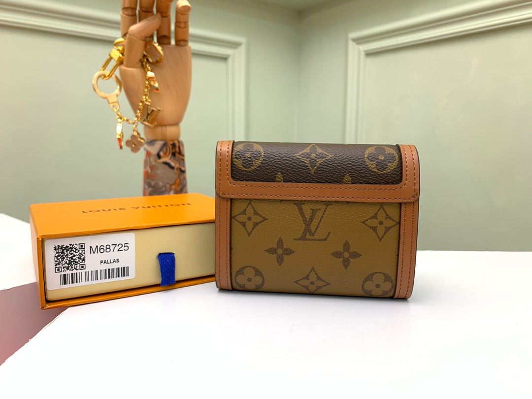 Louis Vuitton Dauphine Compact Wallet - Monogram & Monogram Reverse Canvas