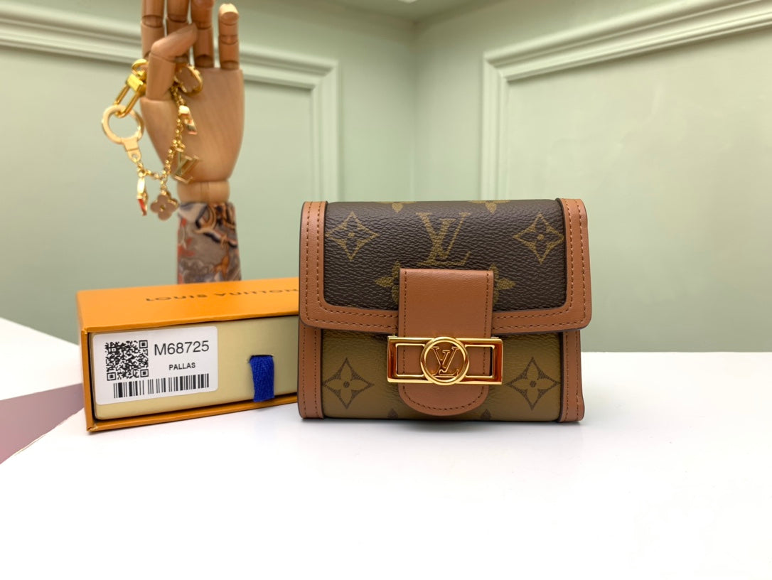 Louis Vuitton Dauphine Compact Wallet - Monogram & Monogram Reverse Canvas