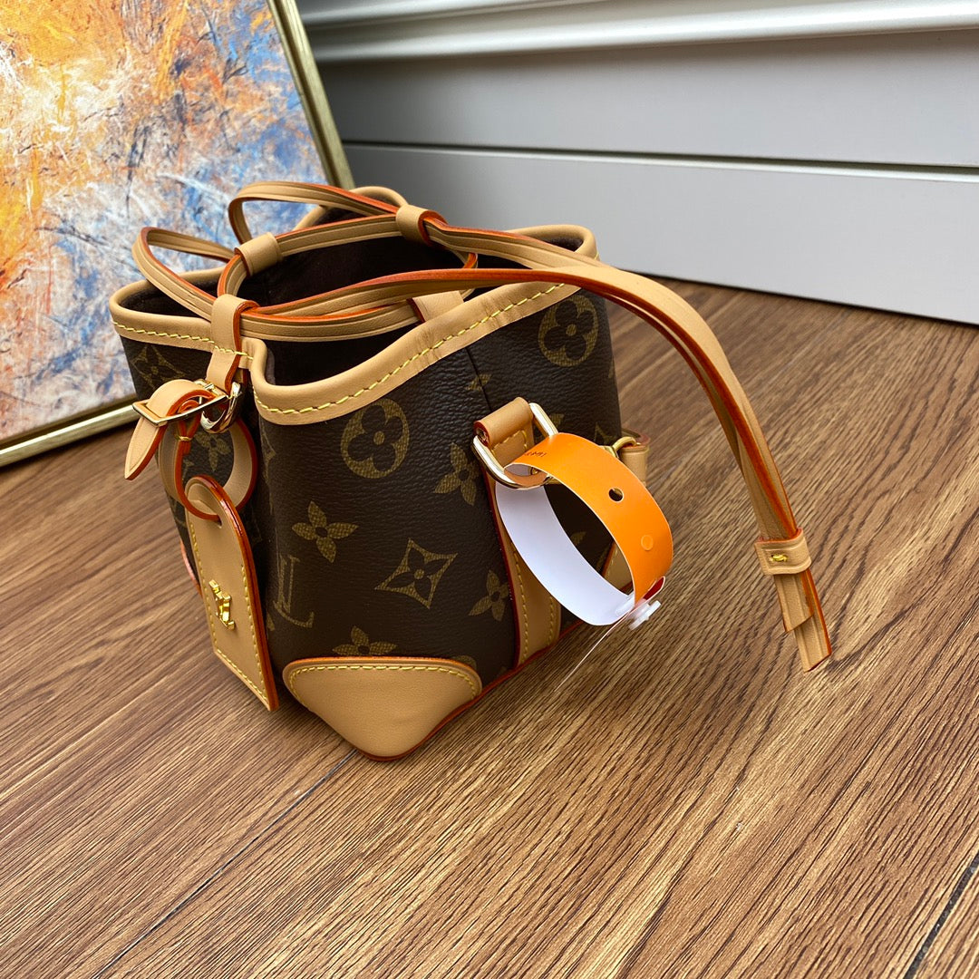 Louis Vuitton Monogram Nano Bucket Bag - Miniature Crossbody Handbag