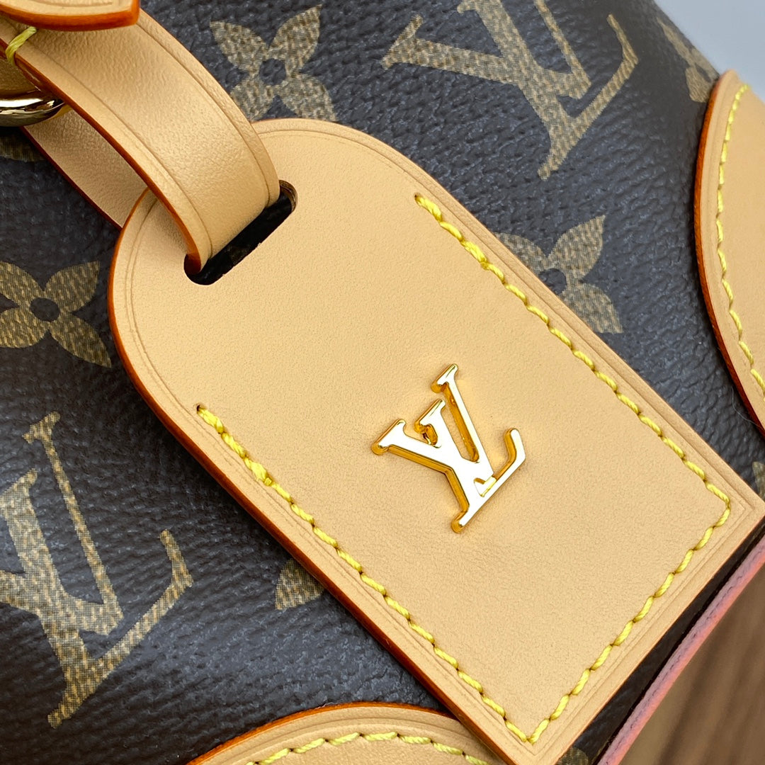 Louis Vuitton Monogram Nano Bucket Bag - Miniature Crossbody Handbag