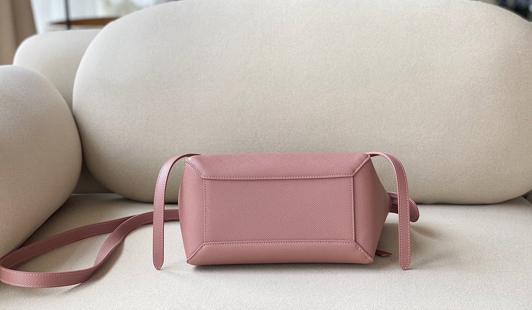 Celine Pico Belt Bag in Grained Calfskin - Antique Rose Pink