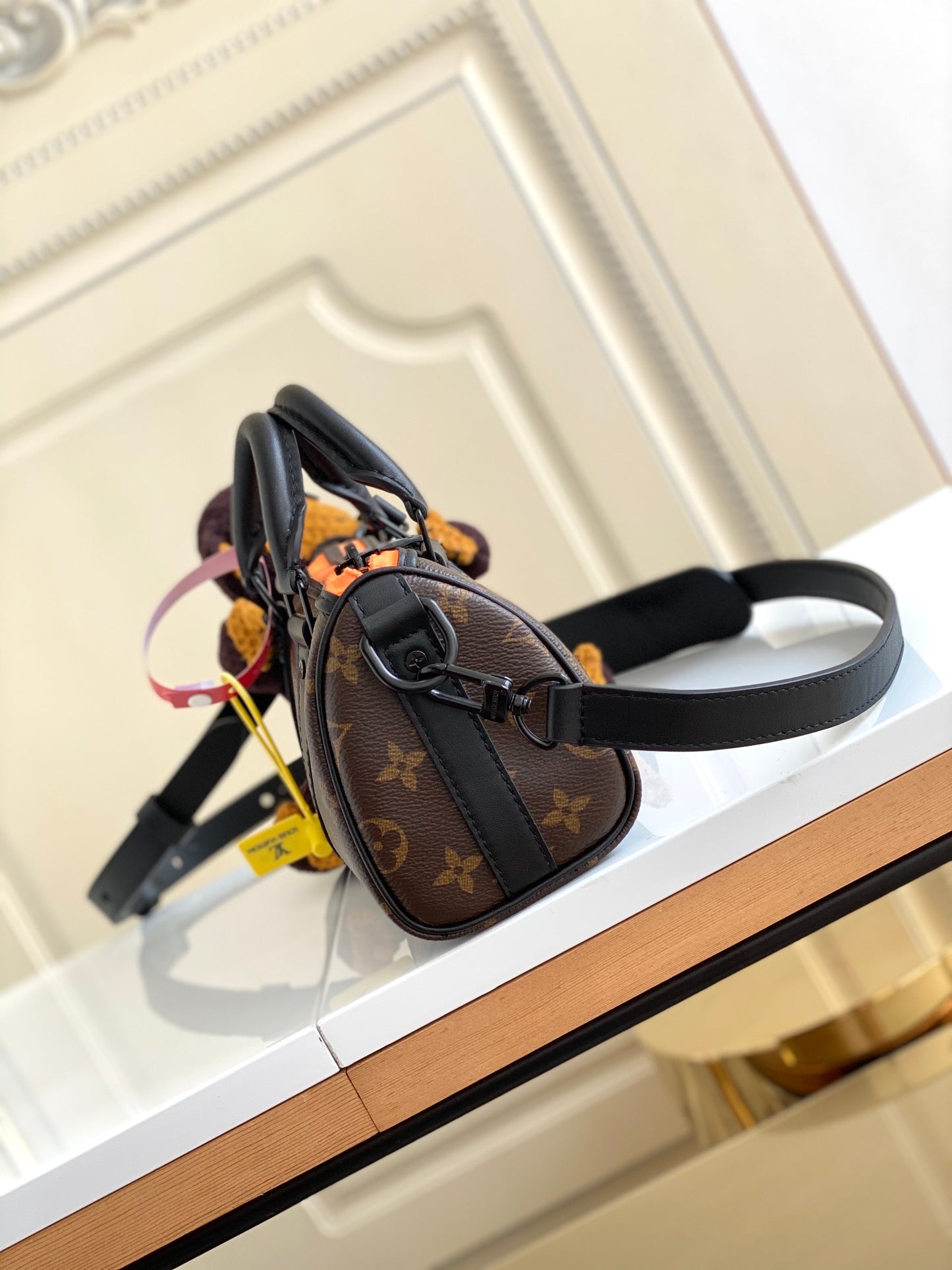 Louis Vuitton Keepall XS Monogram Canvas with Monkey Doll
