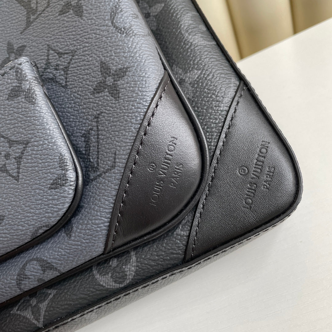 Louis Vuitton Trio Messenger Bag Monogram Eclipse Canvas - Men's Crossbody