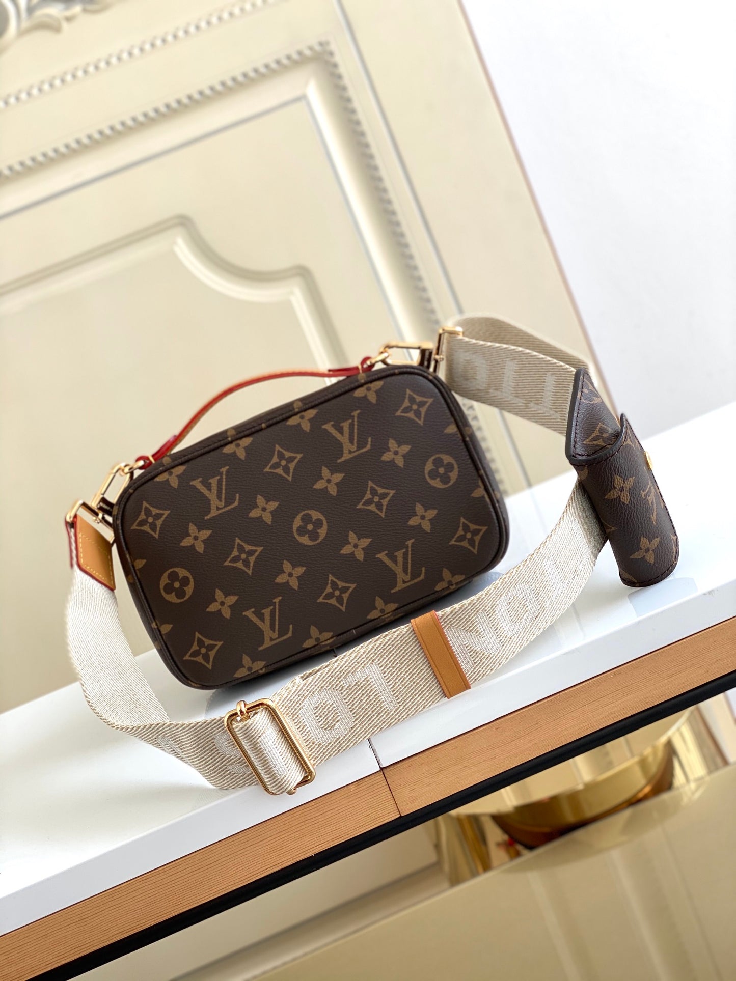 Louis Vuitton Utility Crossbody Bag - Monogram Canvas Brown