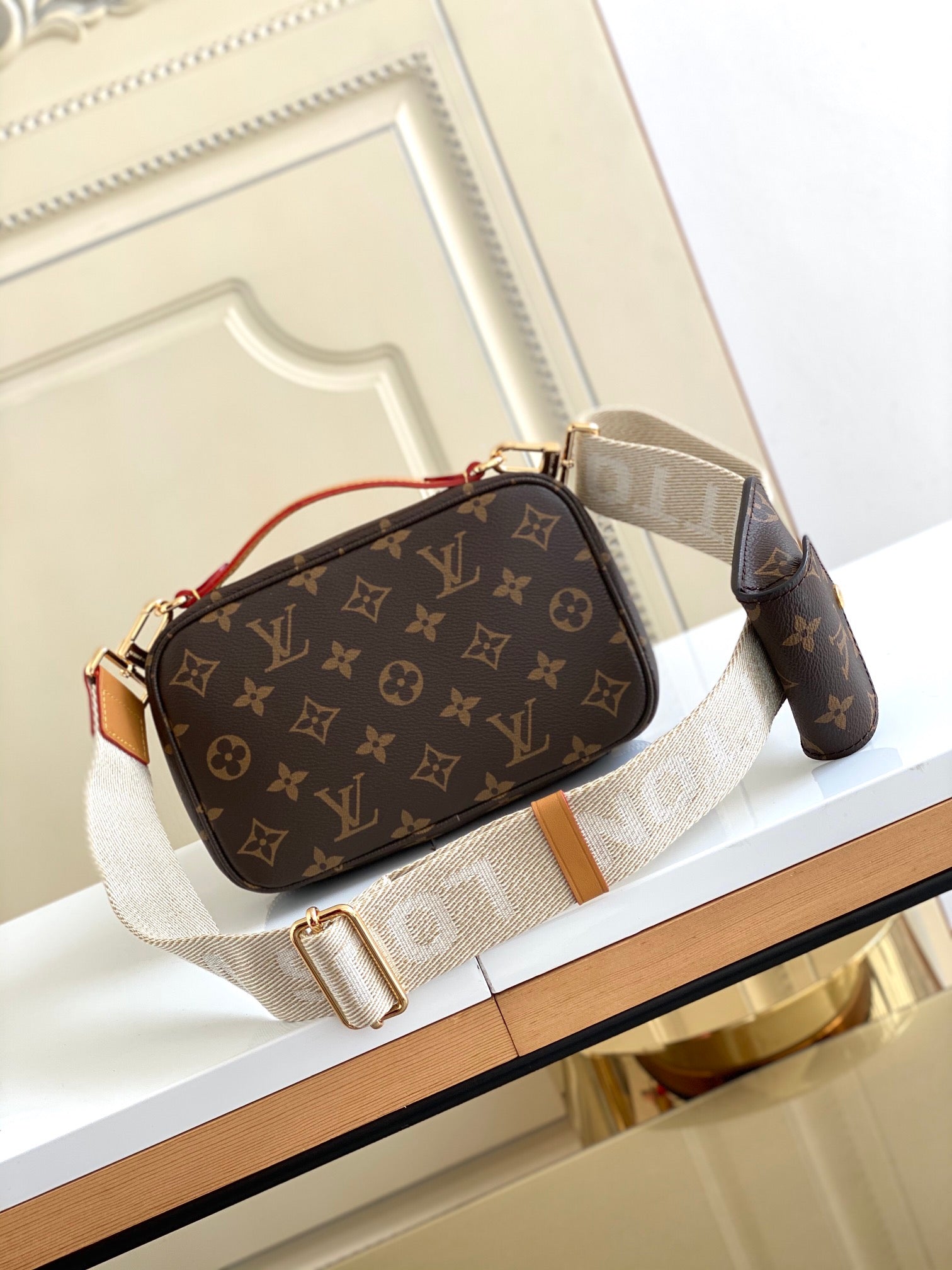 Louis Vuitton Utility Crossbody Bag - Monogram Canvas Brown