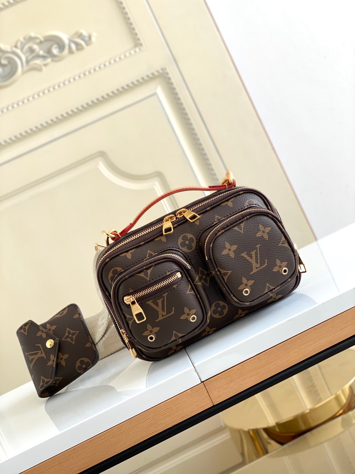 Louis Vuitton Utility Crossbody Bag - Monogram Canvas Brown