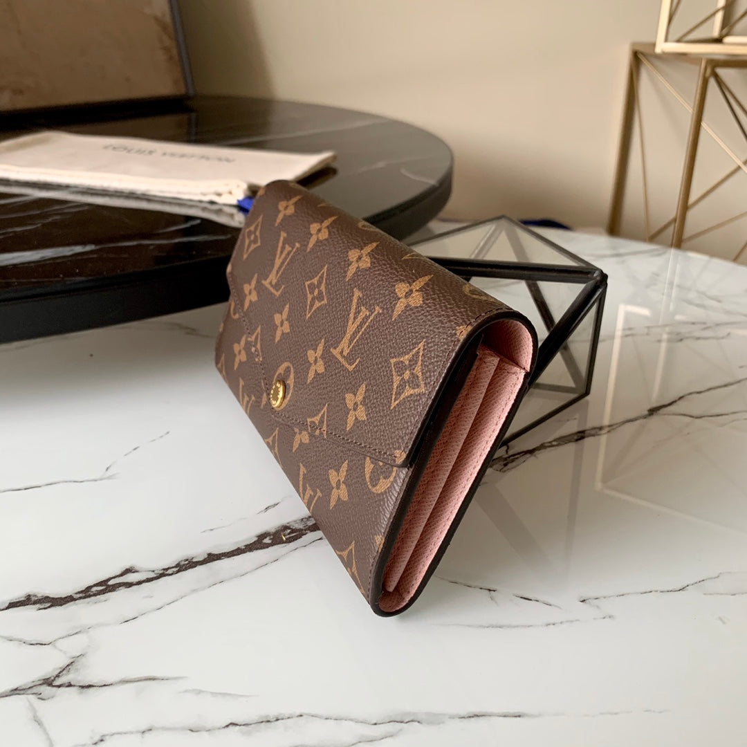 Louis Vuitton Sarah Wallet Monogram Canvas Brown - Model M60531