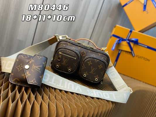 Louis Vuitton Utility Crossbody Bag Monogram Canvas - M80446