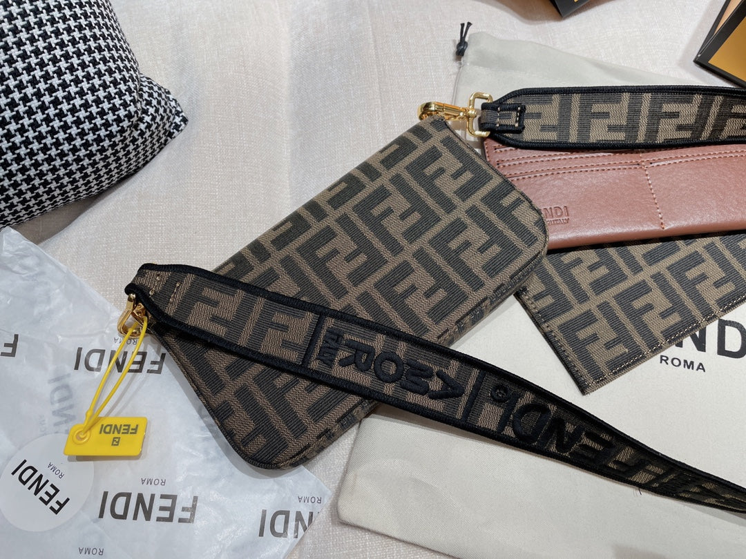 Fendi FF Monogram Canvas Bag and Accessories Collection