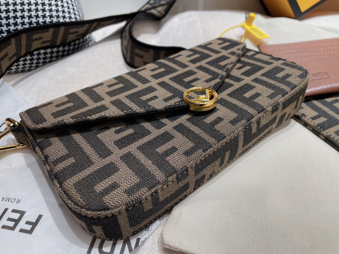 Fendi FF Monogram Canvas Bag and Accessories Collection