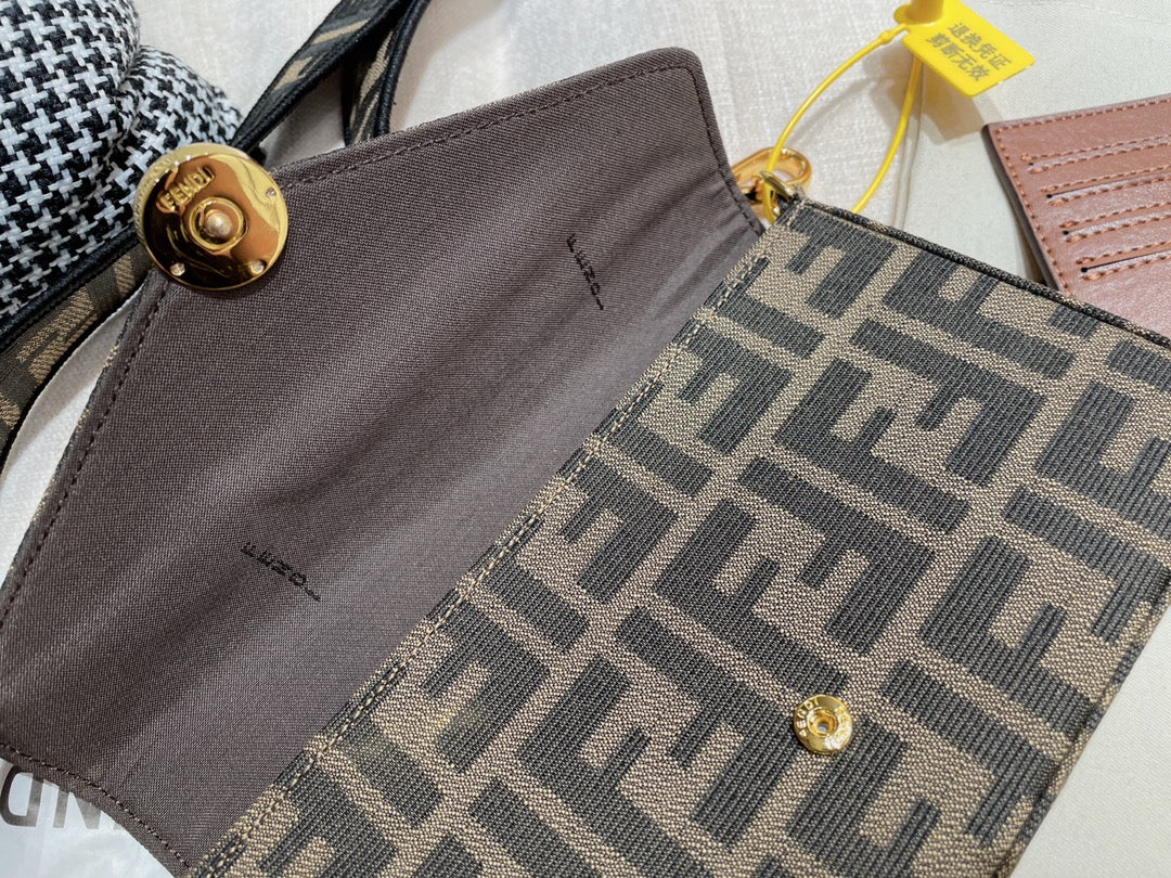 Fendi Monogram Canvas and Embossed Leather Handbag and Wallet Collection