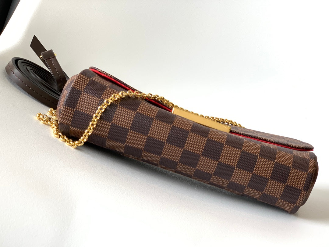 Louis Vuitton Favorite MM Damier Ebene Crossbody Bag