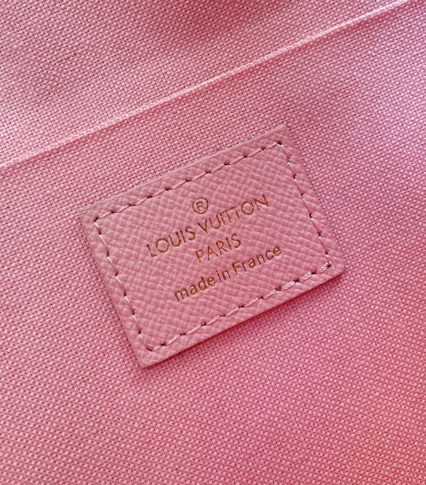 Louis Vuitton Félicie Pochette Damier Azur Canvas Crossbody Bag