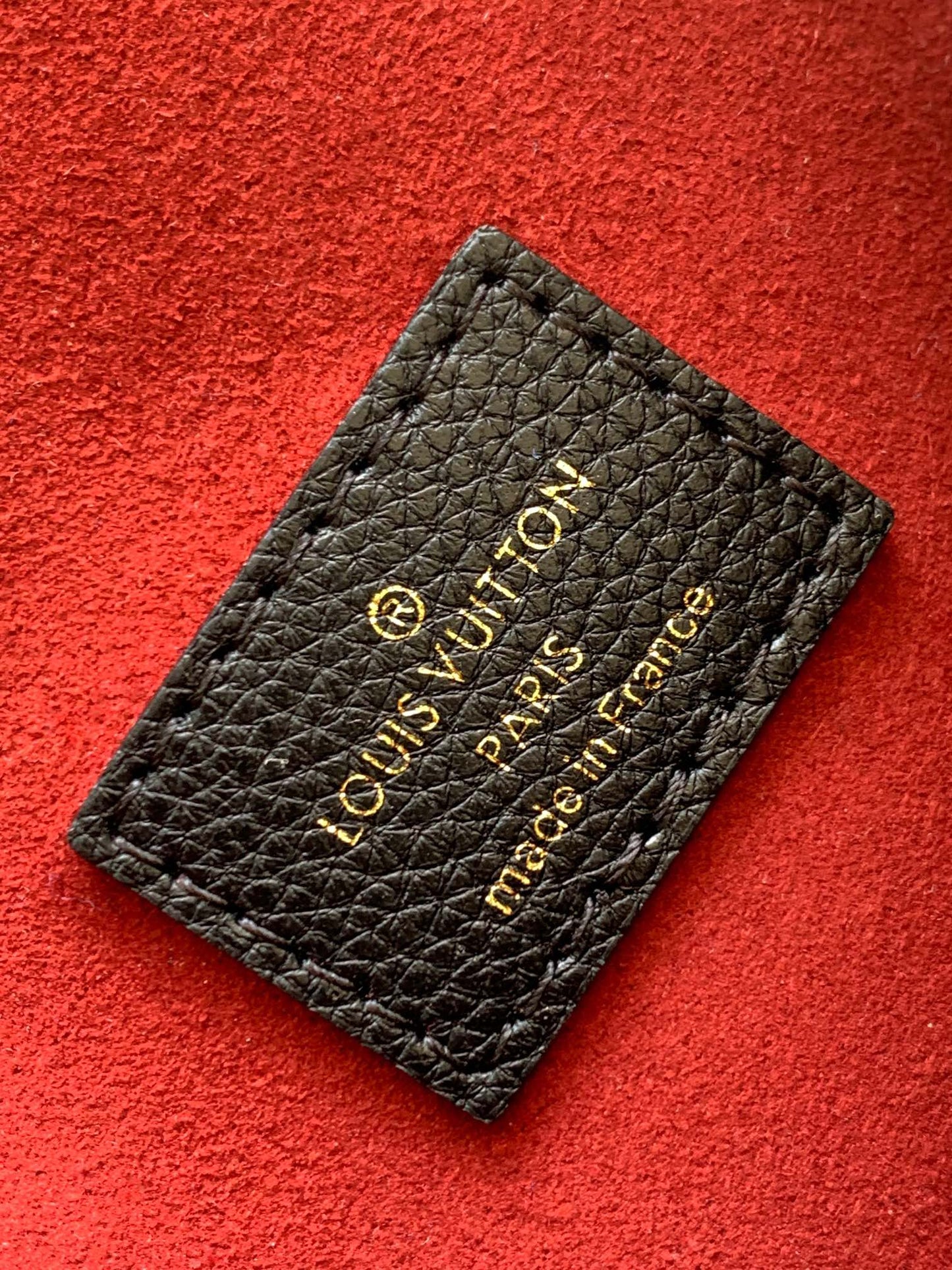 Louis Vuitton Black Monogram Embossed Leather Hobo Handbag with Top Handle