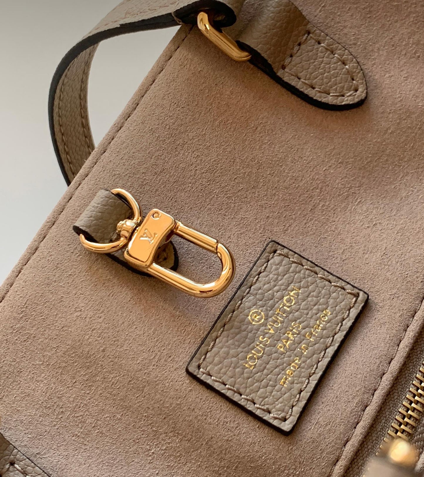 Louis Vuitton Onthego MM Monogram Empreinte Leather Tote Bag - Turtledove
