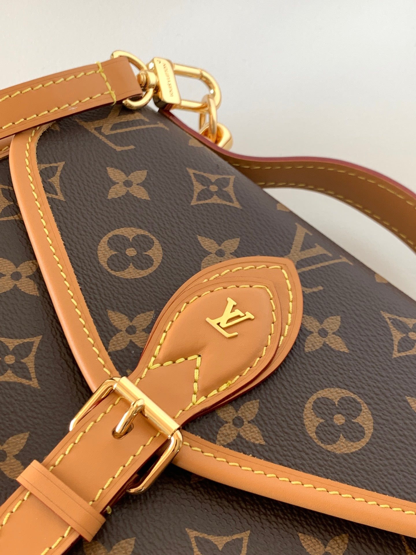Louis Vuitton Monogram Canvas Marceau Shoulder Crossbody Bag - Brown