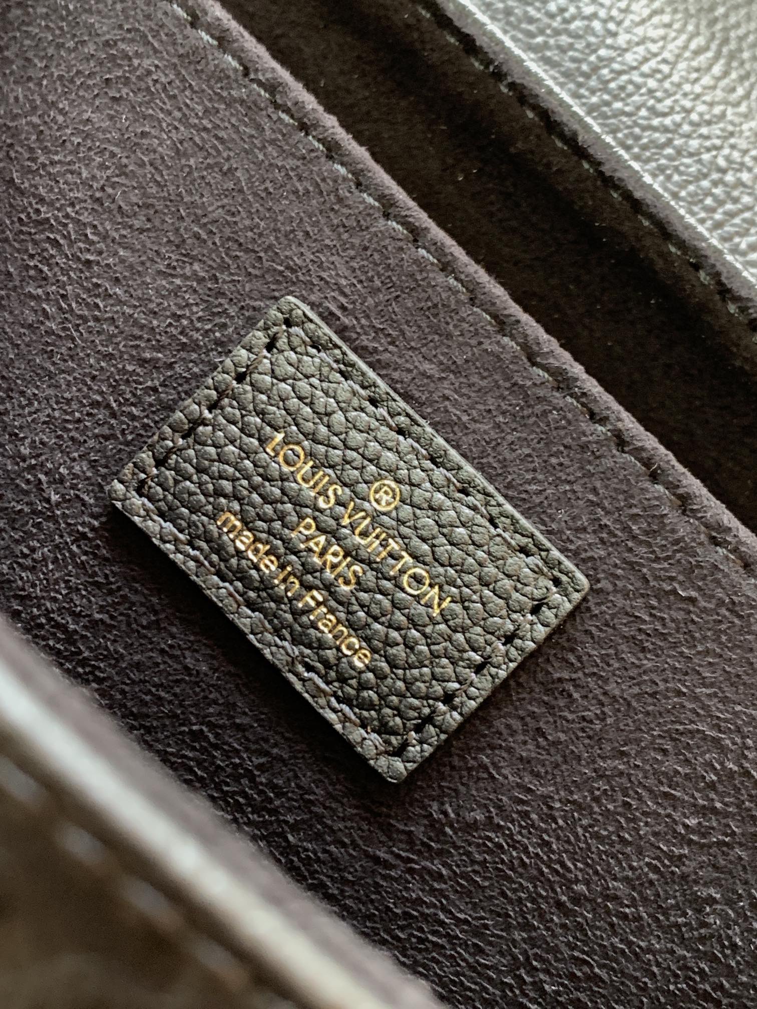 Louis Vuitton Diane Monogram Empreinte Leather Shoulder Bag - Black