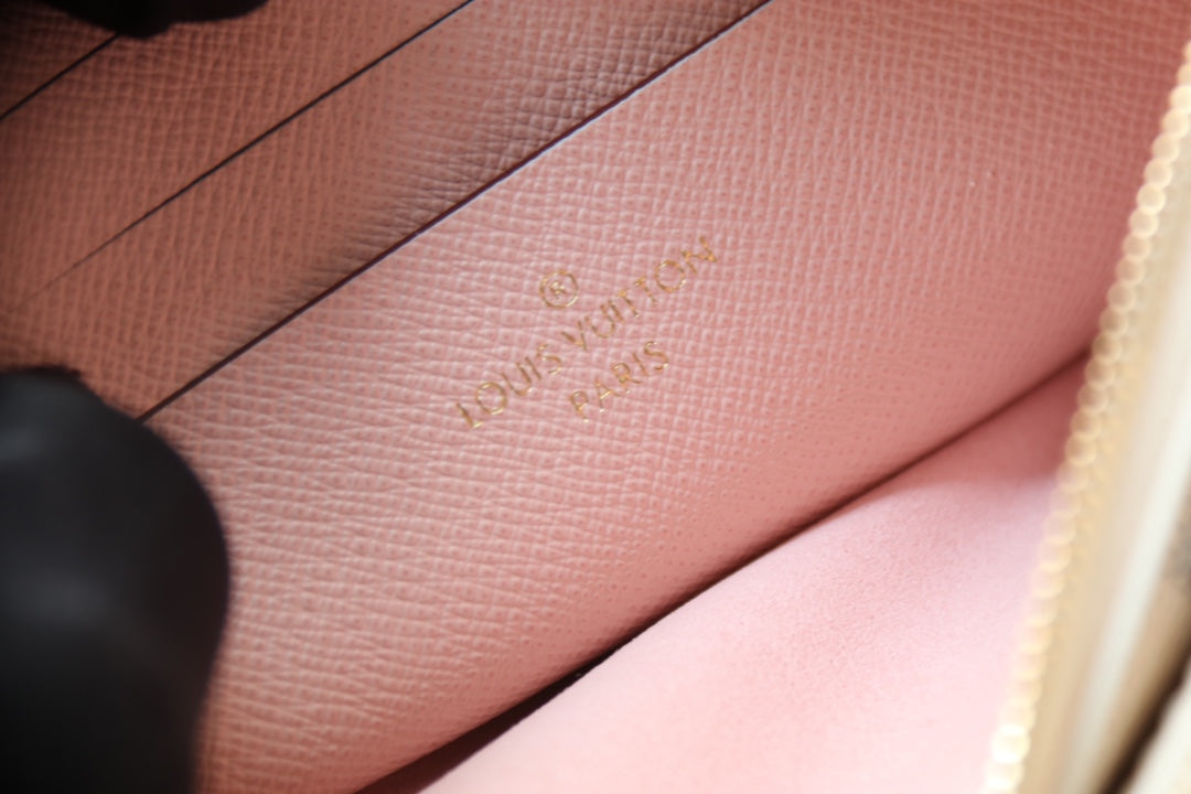 Louis Vuitton Félicie Pochette Damier Azur Canvas Crossbody Bag