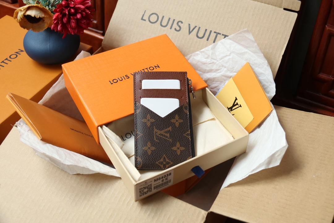 Louis Vuitton Monogram Card Holder with Original Gift Box