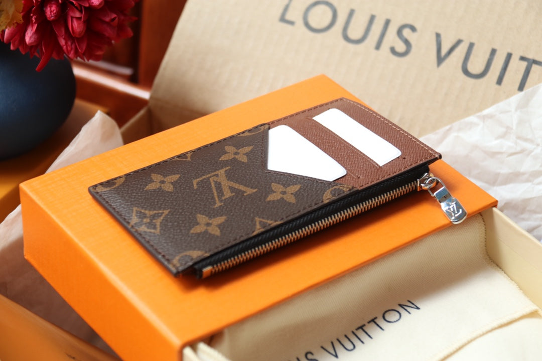 Louis Vuitton Monogram Card Holder with Original Gift Box