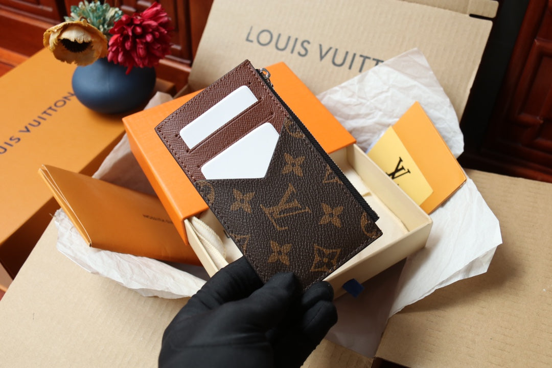 Louis Vuitton Monogram Card Holder with Original Gift Box