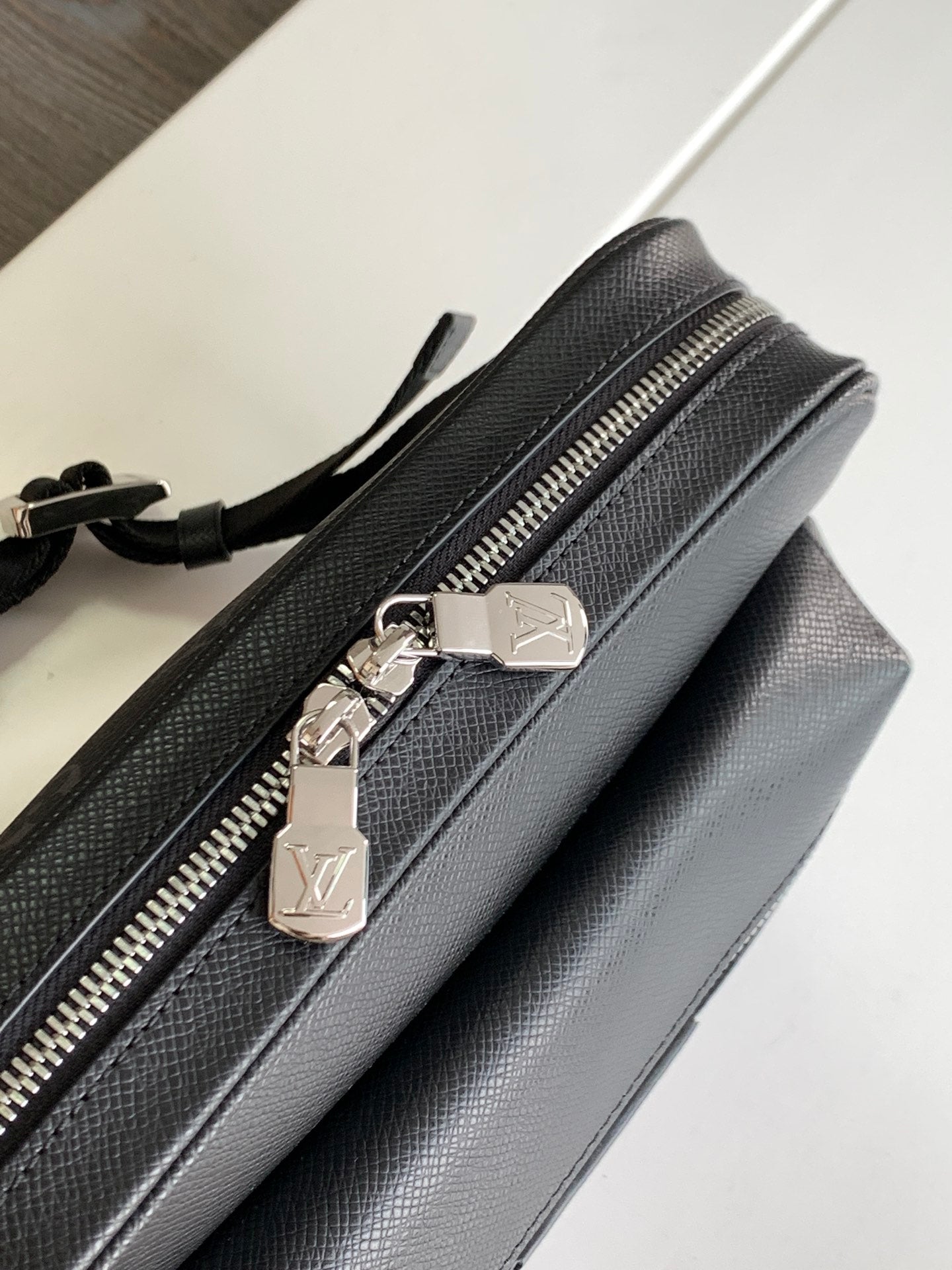 Louis Vuitton Outdoor Messenger Bag - Monogram Eclipse Canvas & Black Taiga Leather