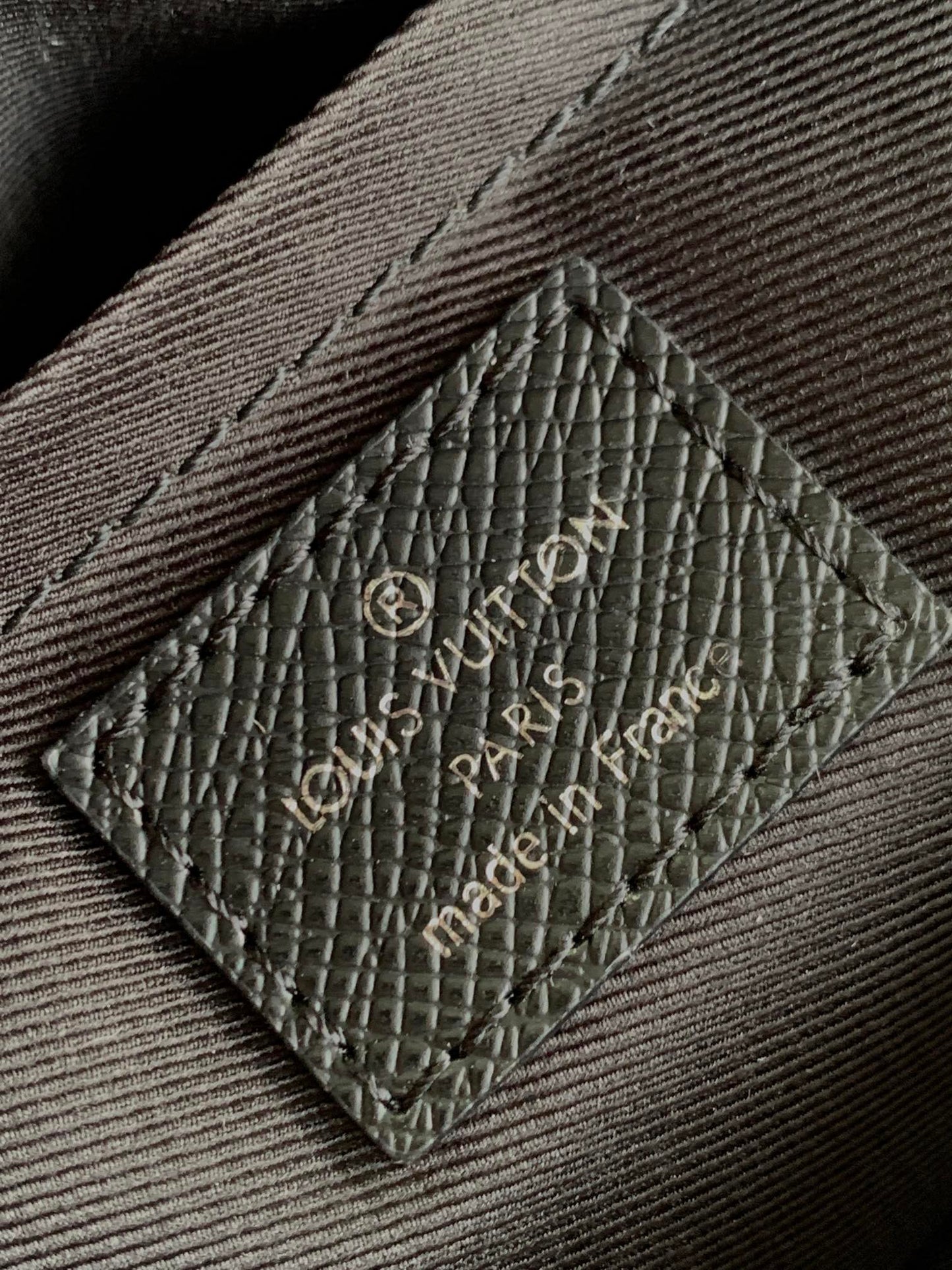 Louis Vuitton Outdoor Messenger Bag - Monogram Eclipse Canvas & Black Taiga Leather