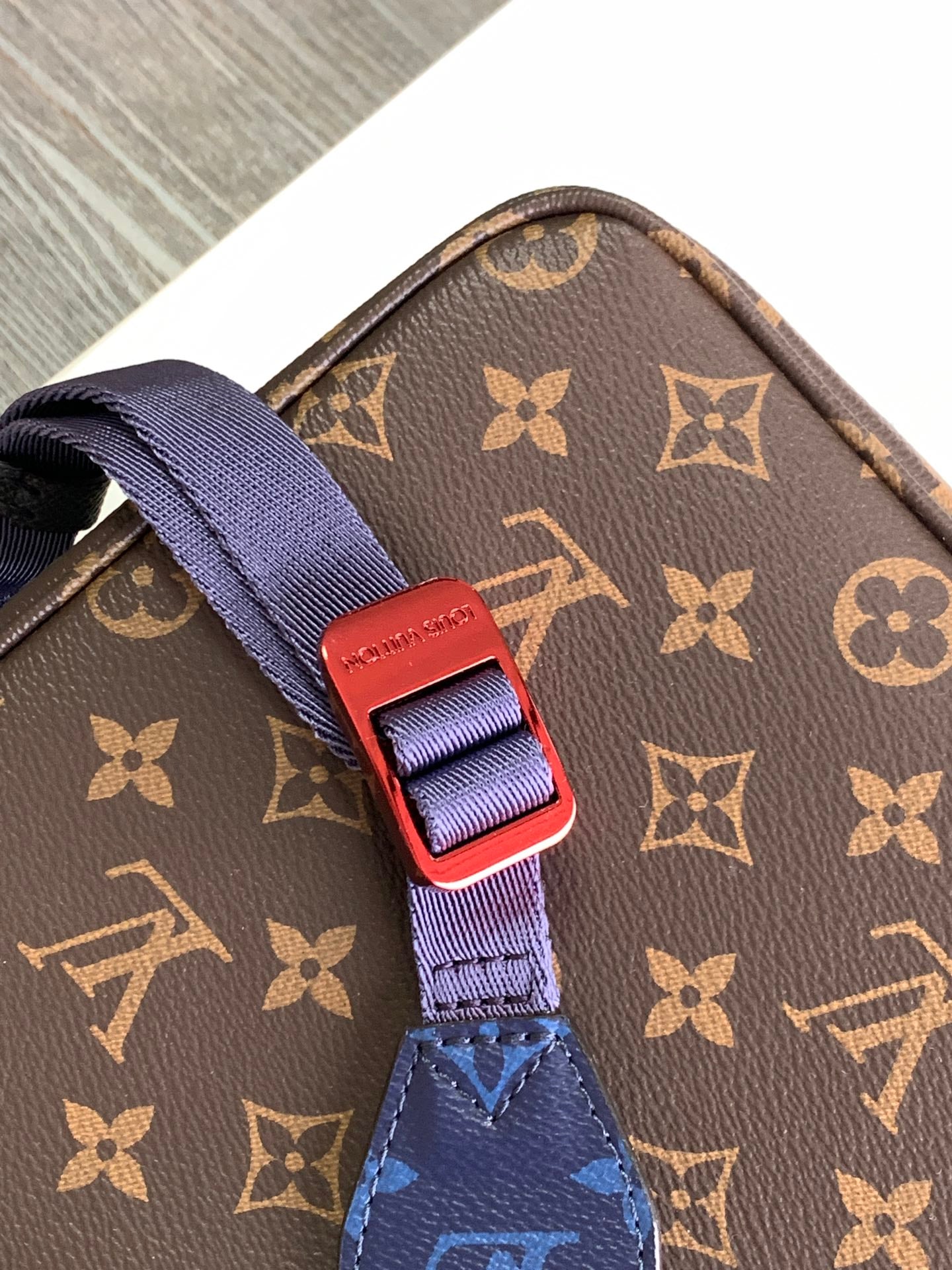 Louis Vuitton Monogram Outdoor Messenger Bag - Brown/Blue/Red