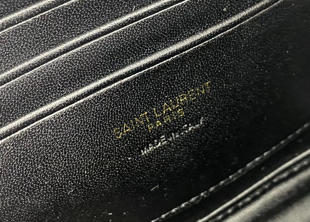 Saint Laurent Lou Camera Bag in Quilted Leather - Red