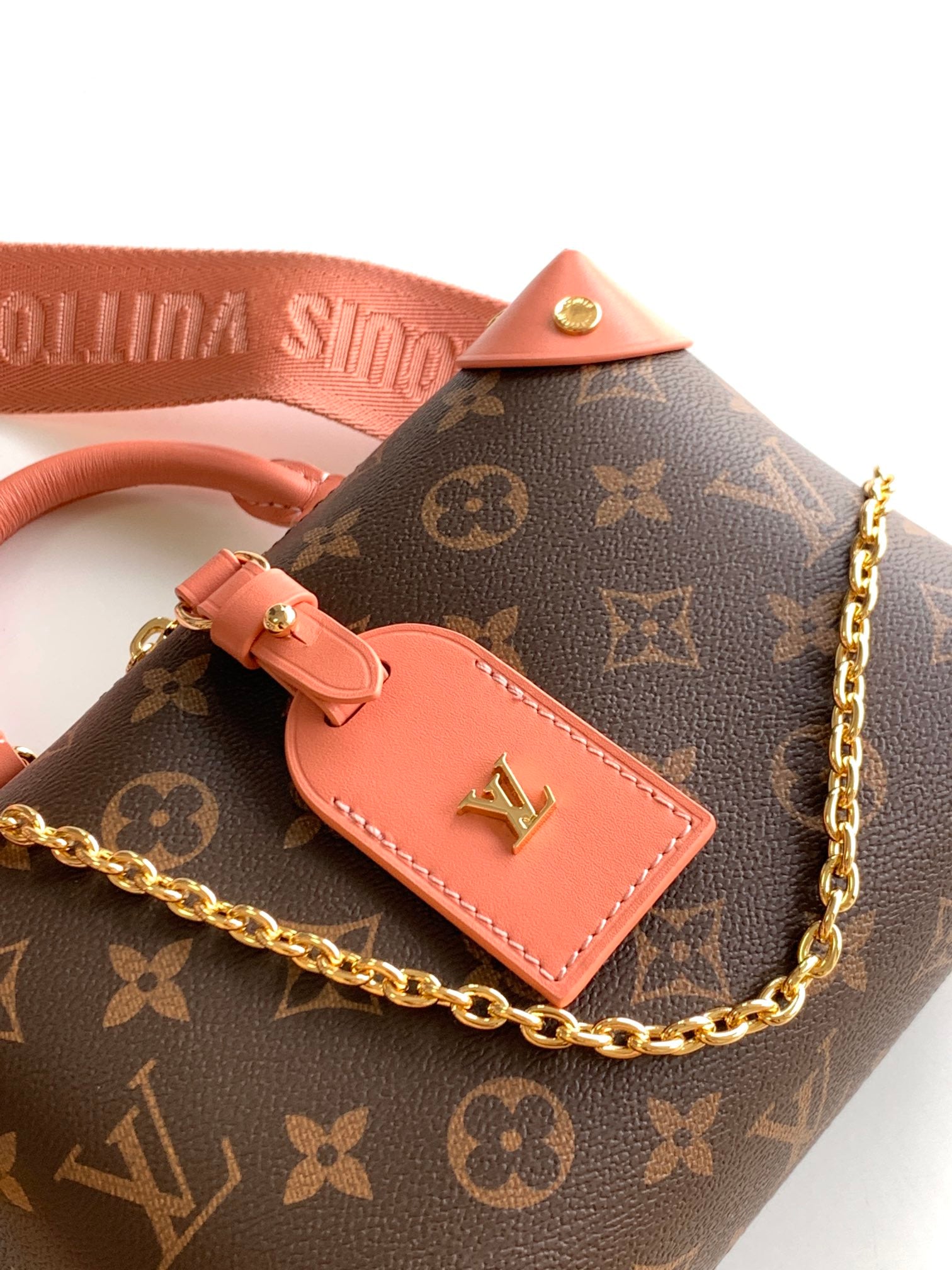 Louis Vuitton Monogram Valisette Tresor Bag - Brown/Pink