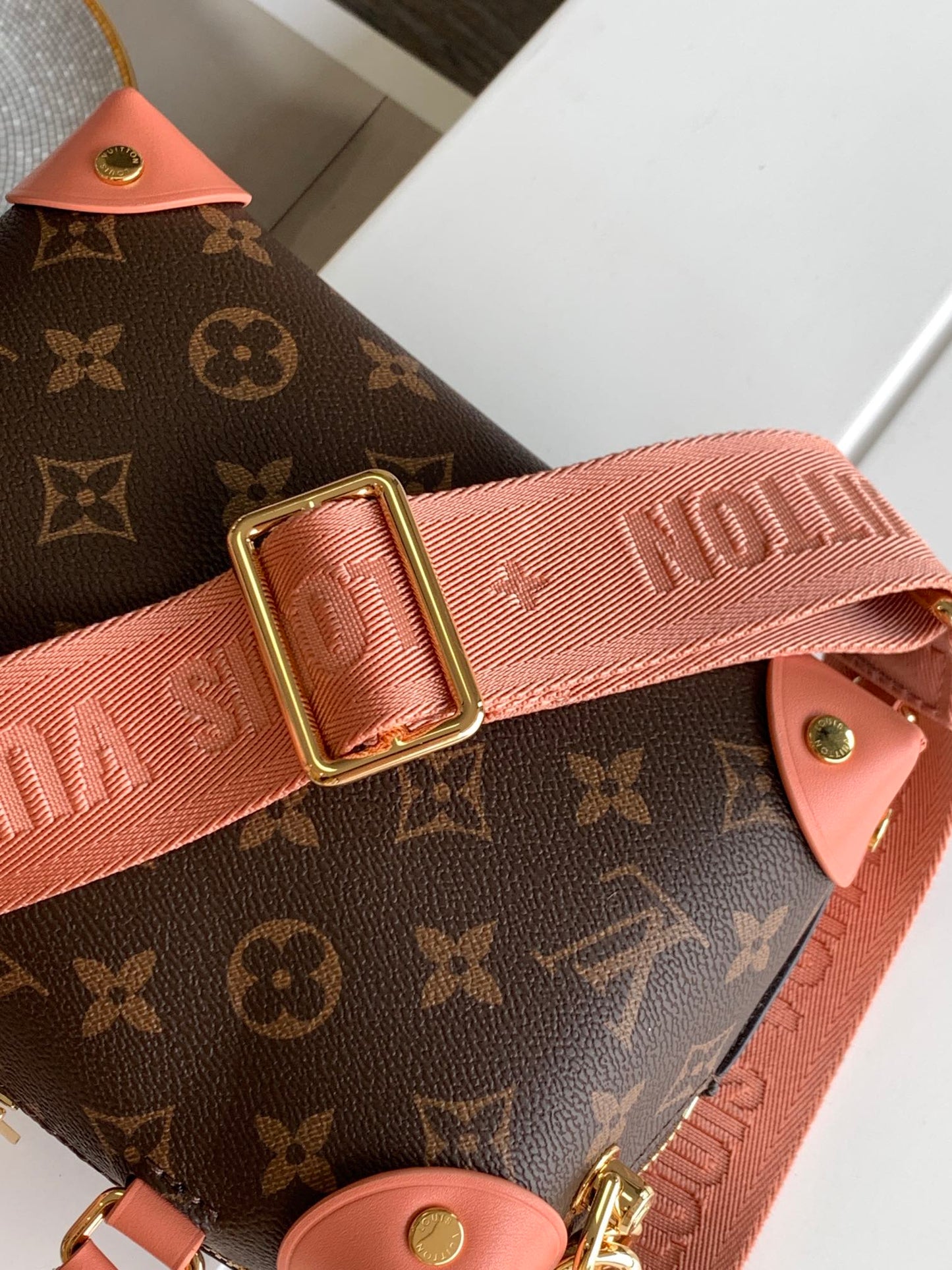 Louis Vuitton Monogram Valisette Tresor Bag - Brown/Pink