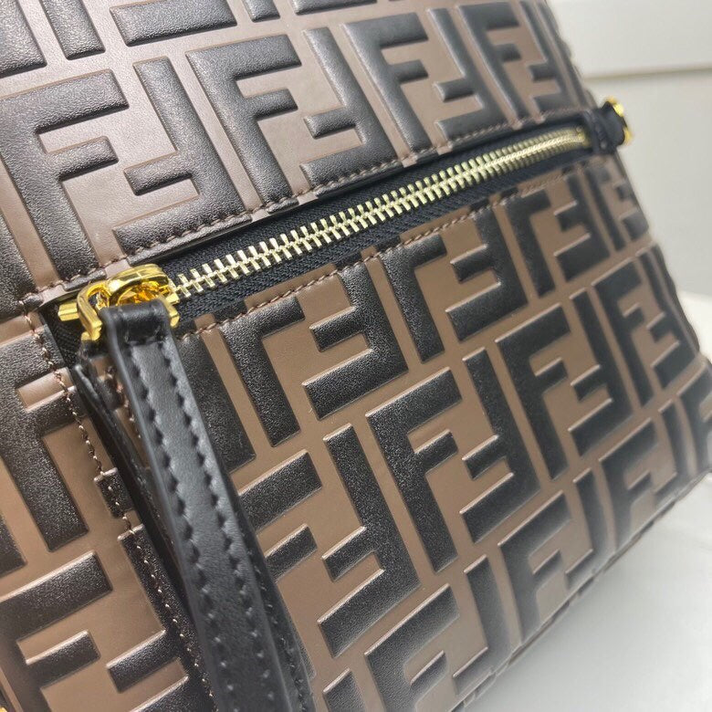 Fendi Zucca Print Mini Backpack - Brown Monogram Canvas