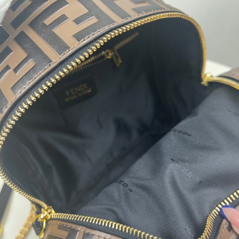 Fendi Zucca Print Mini Backpack - Brown Monogram Canvas