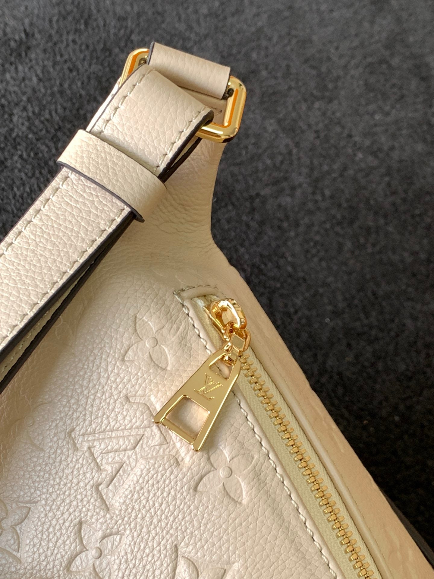 Louis Vuitton Monogram Empreinte Bumbag - Cream Leather Waist Bag