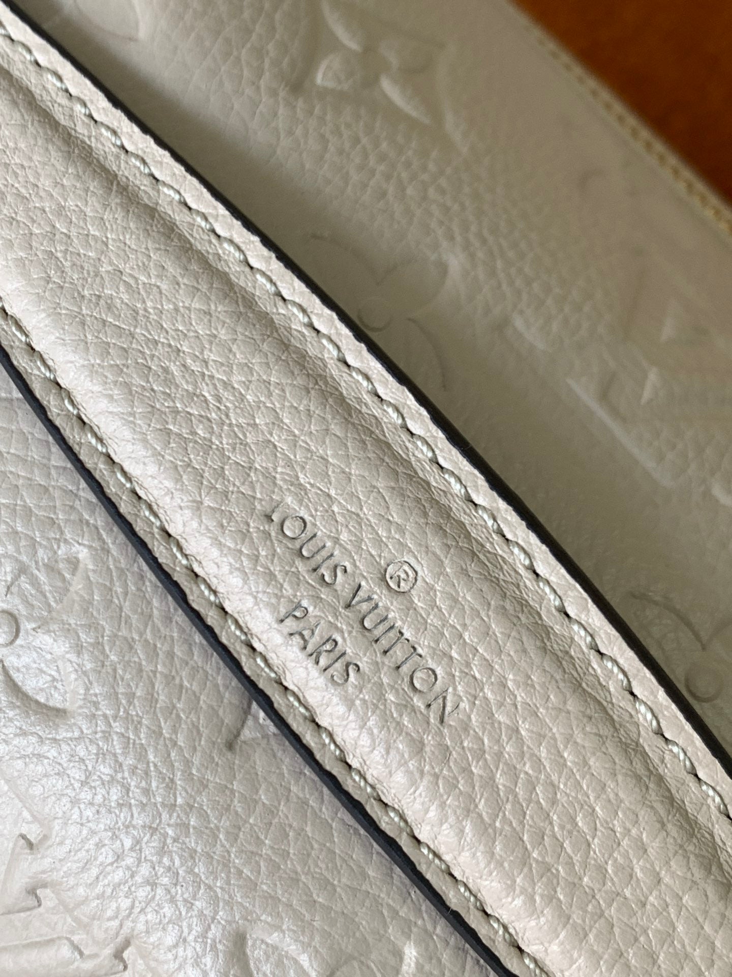 Louis Vuitton Monogram Empreinte Bumbag - Cream Leather Waist Bag