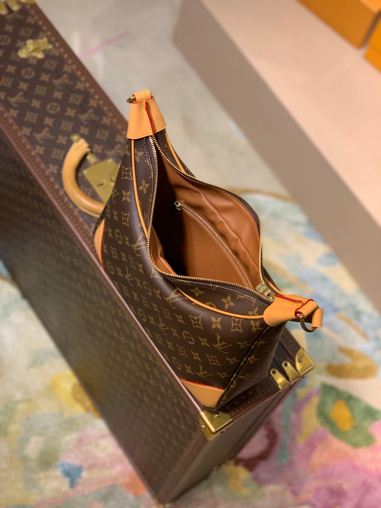 Louis Vuitton Boulogne Monogram Canvas Shoulder Bag