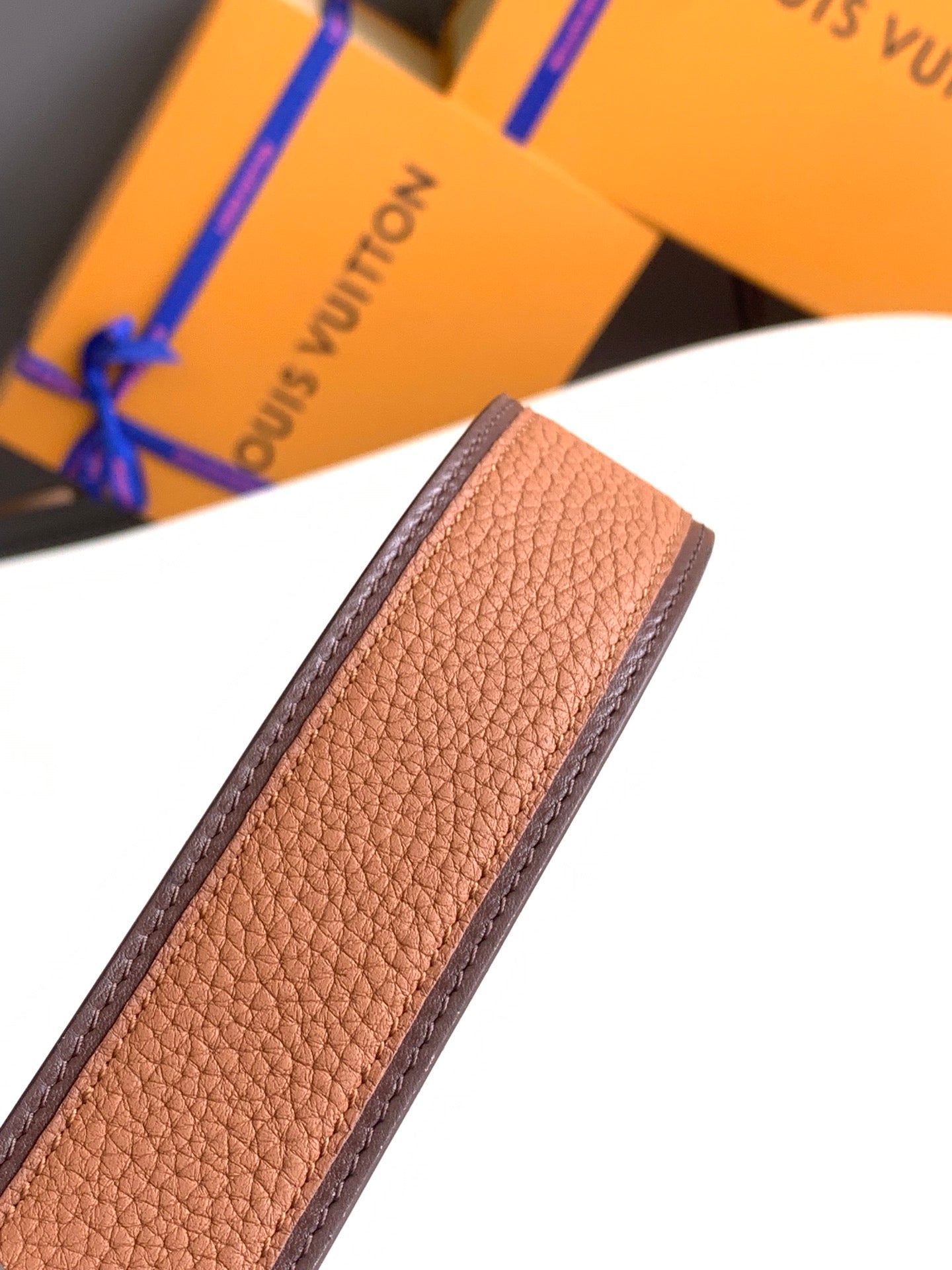 Louis Vuitton LV Initiales 40mm Reversible Leather Belt in Brown, Men's Luxury Accessory