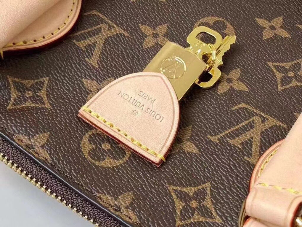 Louis Vuitton Monogram Canvas Flower Zipped Tote MM Handbag