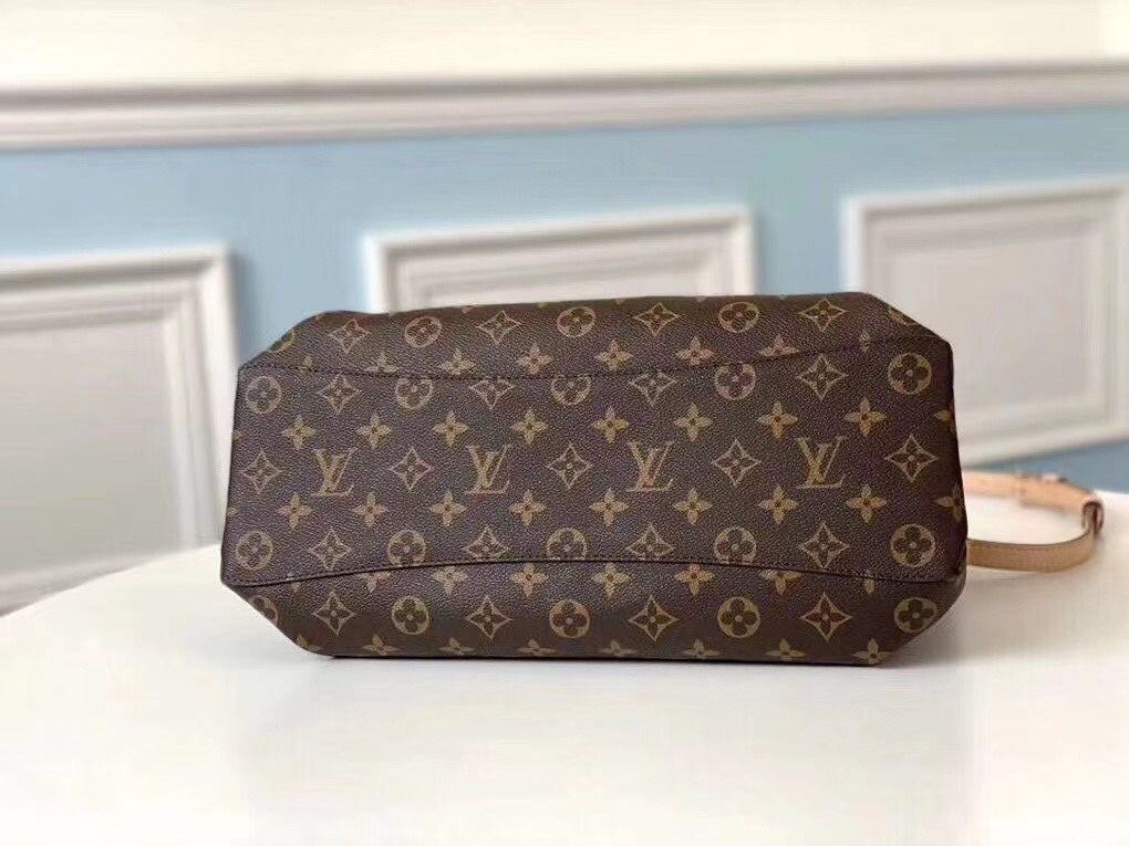 Louis Vuitton Monogram Canvas Flower Zipped Tote MM Handbag