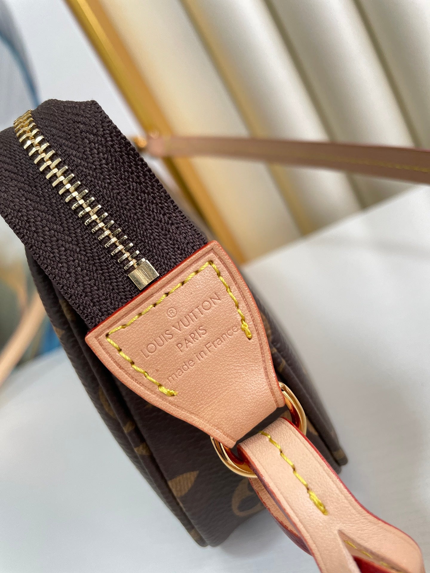 Louis Vuitton Monogram Pochette Accessoires Shoulder Bag - Brown