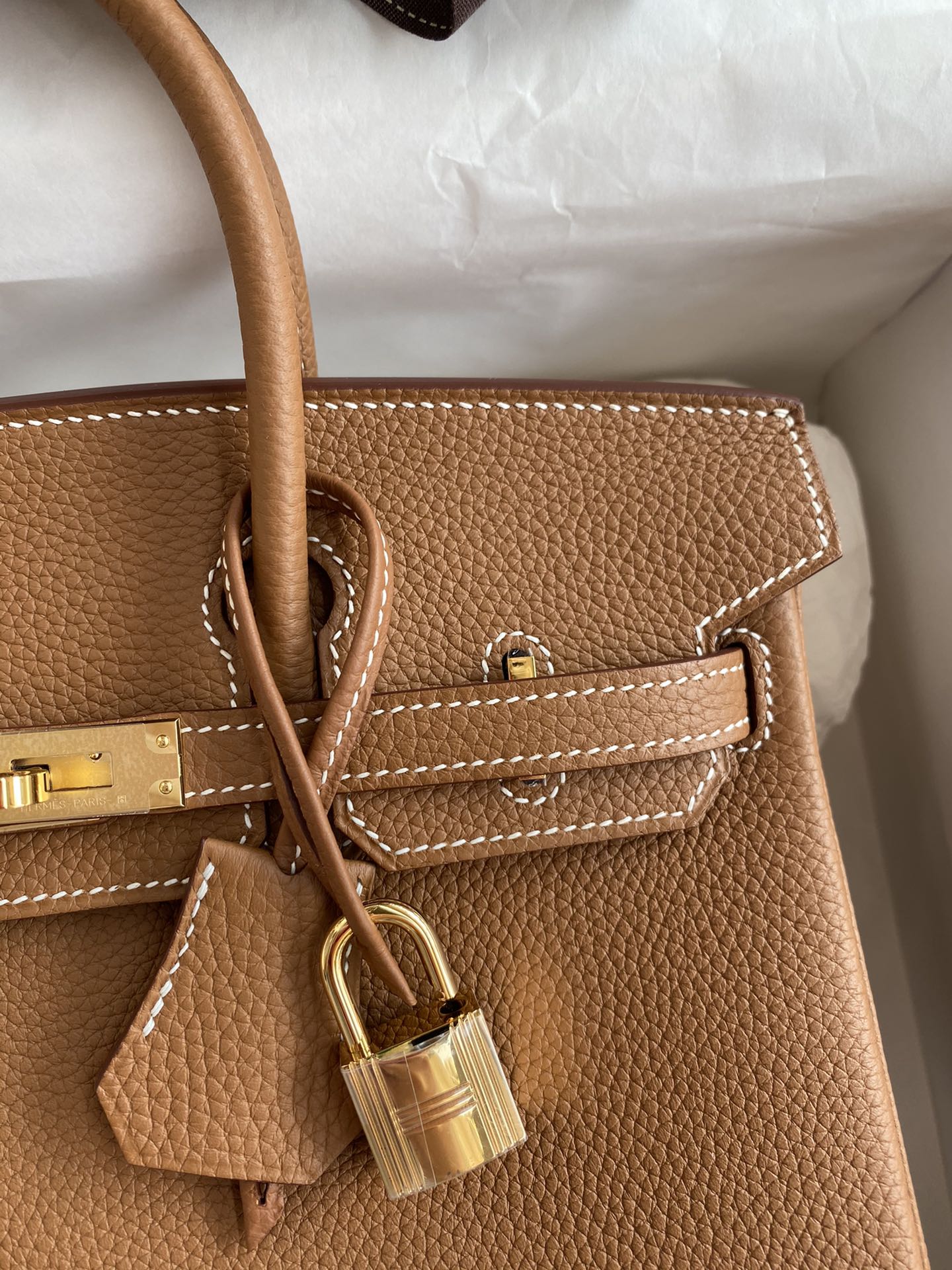Hermès Birkin 25 Gold Togo Leather with Gold Hardware