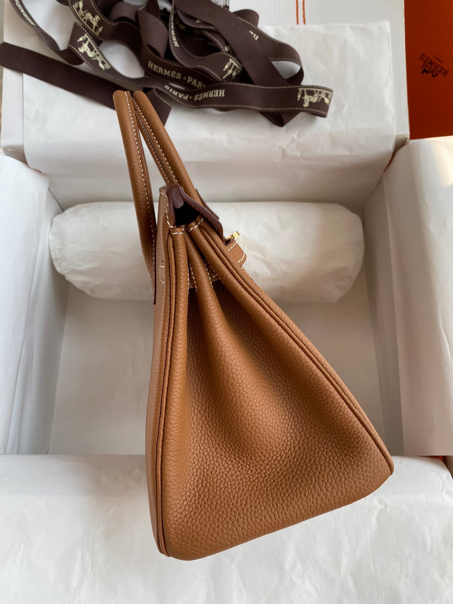 Hermès Birkin 25 Gold Togo Leather with Gold Hardware