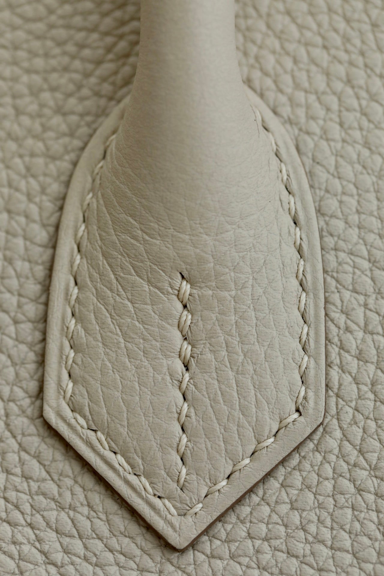 Luxury Cream Leather Handbag with Gold Hardware - Classic Top Handle Satchel